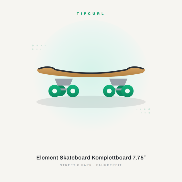 Element Skateboard Komplettboard 7,75 Zoll